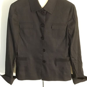 Vintage Elie Tahari Linen Pants Suit - dark blue